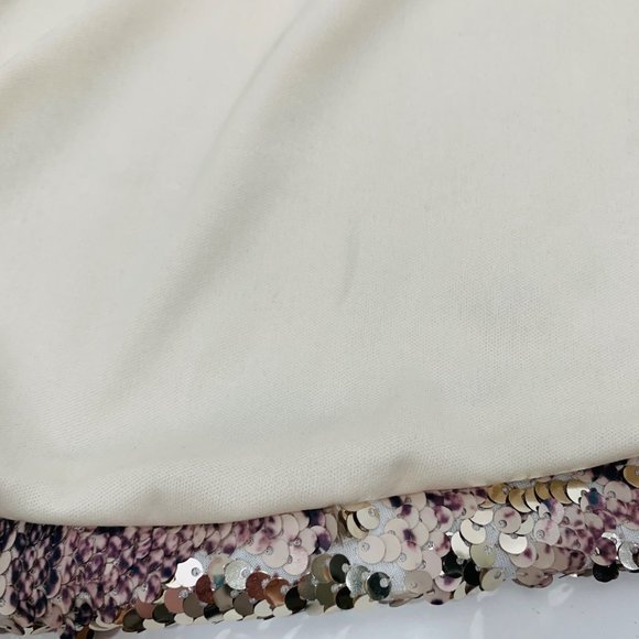 INC Women's Sequin Sleeveless Animal Snake Print Party Tank Top Lining Size XL - Picture 7 of 13